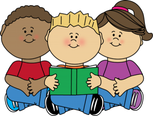 children-reading-center-clip-art